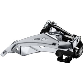 Переключатель передний SHIMANO TOURNEY, TY710-2, для 2X7/8 скорость, универсальная тяга, универсальный хомут, угол: 63-68, для 46T