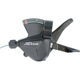 Шифтер SHIMANO ALTUS, M2010, левый, 2 скорости, трос 1800мм