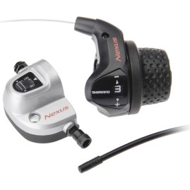 Шифтер SHIMANO NEXUS, 3S41E, 3ск, с bell crank 6, оплетк, 2300мм, черн, коротк. ручк.