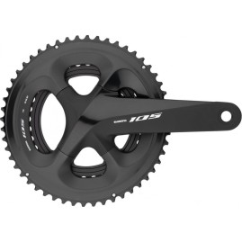 Система SHIMANO 105, R7000, 11 скоростей, 175мм, 50/34T, черный